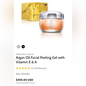 Predire Paris Argan Oil Facial Peel - Vibrant Orange